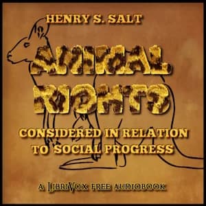 Animals' Rights Considered in Relation to Social Progress